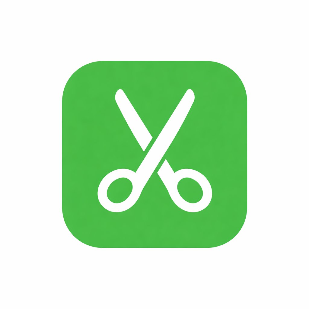 Snap Split Your Bill app icon — green scissors